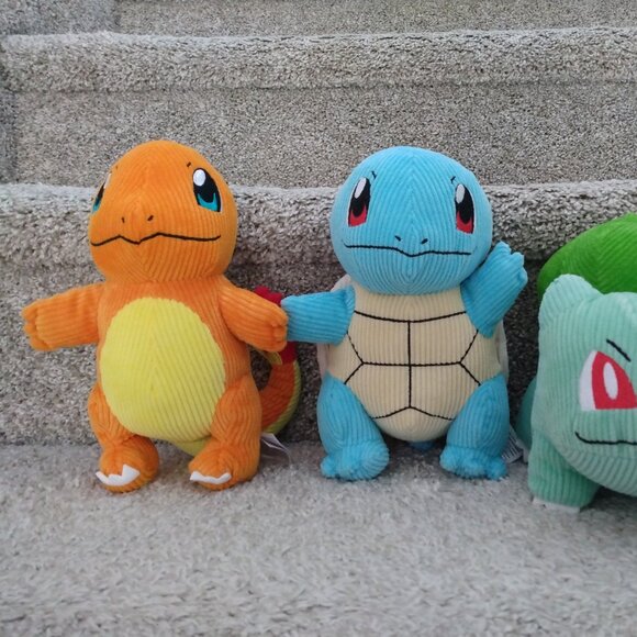 Corduroy Kanto Starters Plush Set - Picture 2 of 3